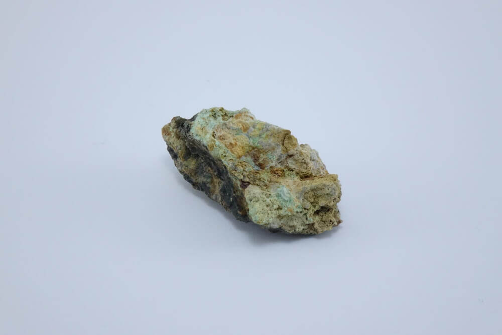 Pruefstrahler Teststrahler Uranerz Pechblende III Uranerz mit Torbernit
