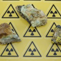 Pechblende mit Torbernit Teststrahler