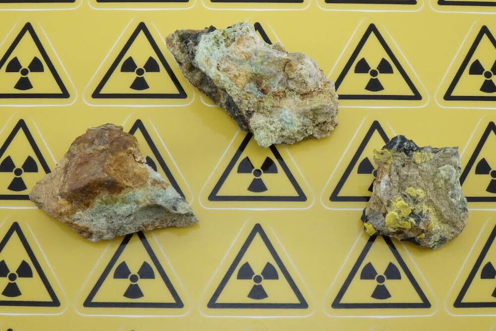 Pruefstrahler Teststrahler Uranerz Pechblende IIII Pruefstrahler Teststrahler Uranerz Pechblende IIII