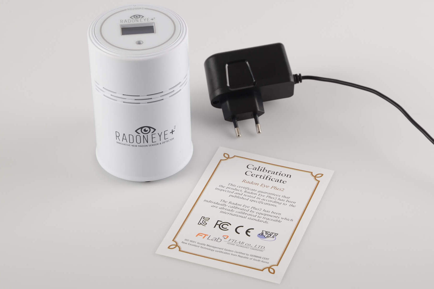 Radoneye Plus2 Radonmessgerät mit Zertifikat