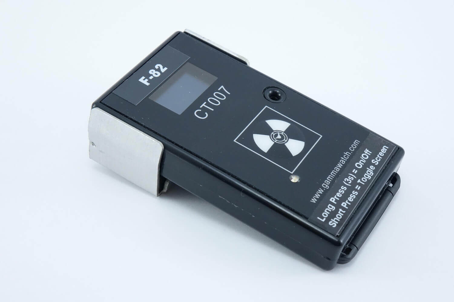 Szintillationsdetektor CT007-F mit hoher Sensibilität für Alphastrahlung, Betastrahlung und Gammastrahlung.