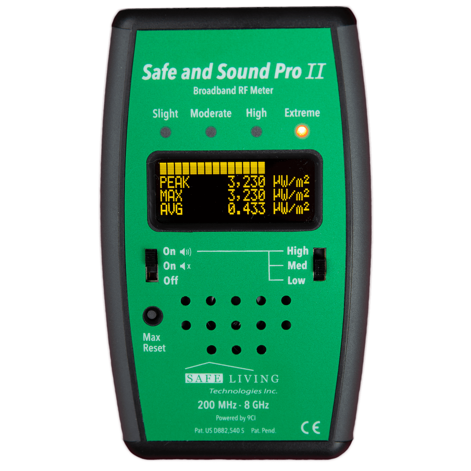 EMF Elektrosmog Messgerät Safe and Sound Pro II